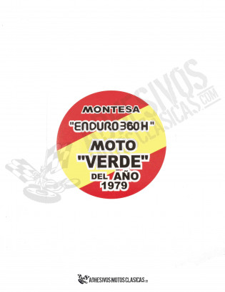 MONTESA Enduro Moto Verde Sticker