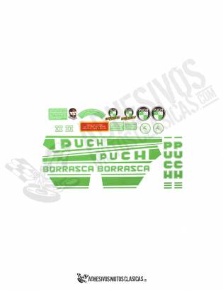 PUCH Borrasca 2st Series Stickers KIT