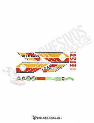 Minicross 3 PUCH Stickers KIT