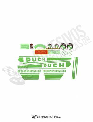 PUCH Borrasca 1st Series Stickers KIT