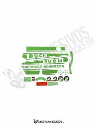 Borrasca PUCH Stickers KIT