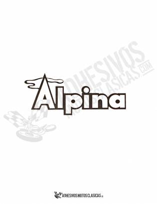 Adhesivo BULTACO Alpina Blanco