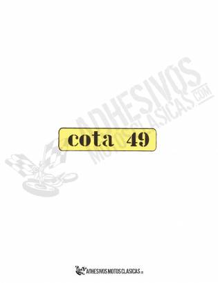 yellow MONTESA Cota 49 Stickers