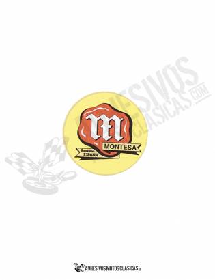 Adhesivo MONTESA logo clásico