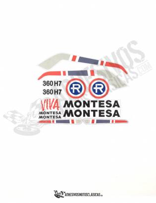 MONTESA Enduro 360 H7 Stickers kit