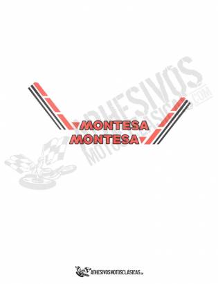 MONTESA Tank Sides Stickers