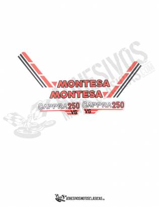 MONTESA Cappra 250 VG Stickers KIT