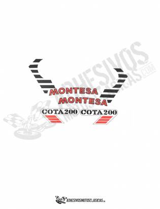 MONTESA Cota 200 Stickers kit
