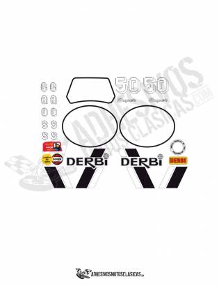DERBI RD 50 Stickers kit