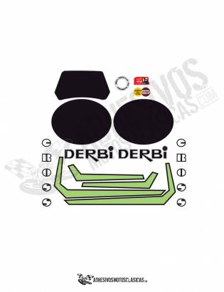 DERBI Yumbo CX Stickers kit