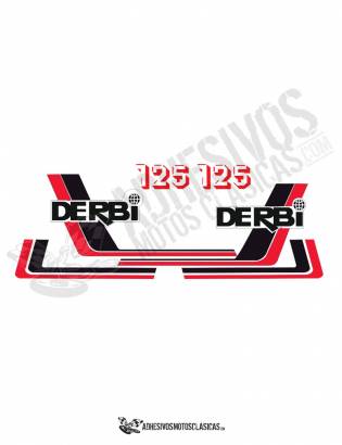 DERBI RC 125 (6) Stickers kit