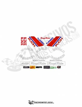 PUCH MAGNUM  ROUGH RIDER TURBO Stickers kit